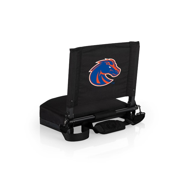 Picnic Time Family Of Brands NCAA Boise State Broncos Gridiron Stadium Seat - Lightweight, Black 627-01-179-704-0 - main