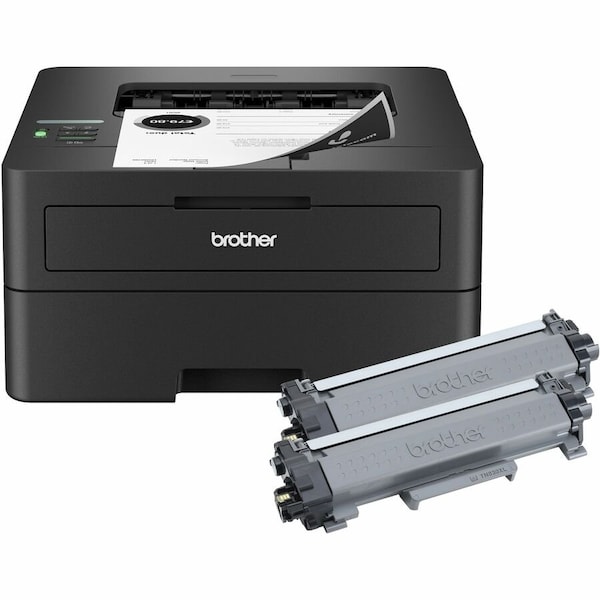 Brother Mono Laser Multifunction Printer, 34 ppm, Duplex, Ethernet/Wireless HL-L2460DWXL - main