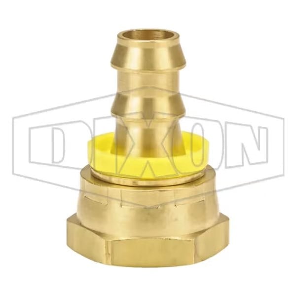Dixon 574 Hose to Pipe Fitting, 1/2 in x 3/4-11-1/2 Nominal, Push-On Hose x Female Swivel Garden Hose Thre 5740812C - main