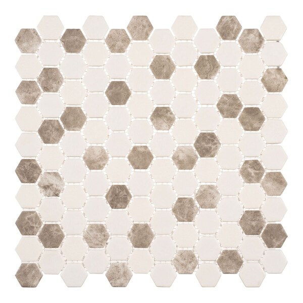 Andova Tiles ANDOVA TILES Trillions 0.01" x 0.01" Glass Honeycomb Tile ANDTRI567 - main