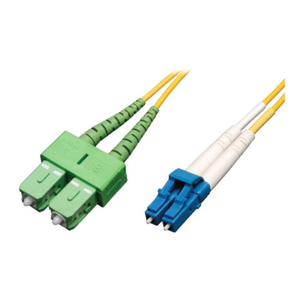 Eaton Tripp Lite Series Duplex Singlemode 9/125 Fiber Patch Cable LC to SC/APC, 1M 3 ft. N366-01M-AP - main