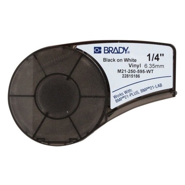 Brady White All Weather Vinyl Labels for Brady M210 and M211, 0.25in M21-250-595-WT - main