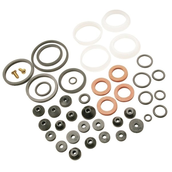 Plumb Pak Washer Repair Kit, Rubber, For: Sink Drain Traps PP855-14 - main