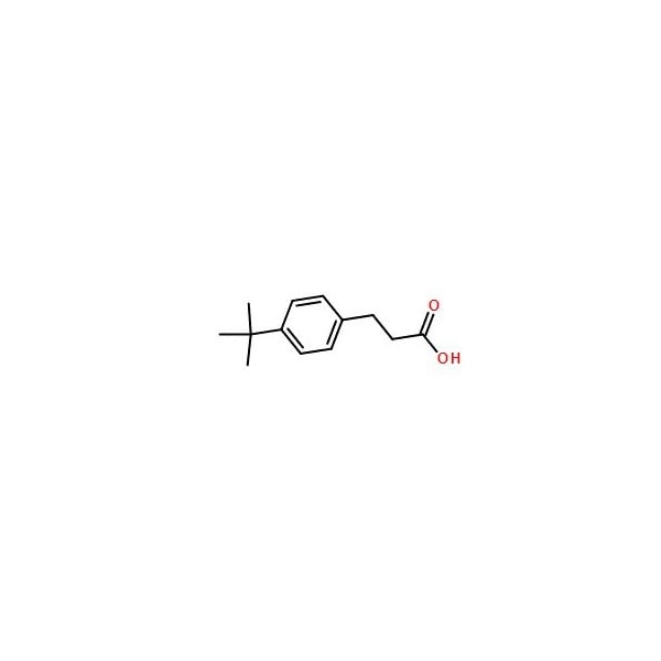 Ak Scientific 3-(4-tert-Butyl-phenyl)-propionic acid (5g), CAS 1208-64-6 V0821-5g - main