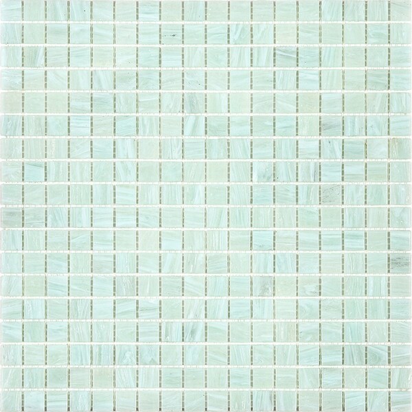 Apollo Tile Skosh 11.6 in. x 11.6 in. Glossy Ice Green Glass Mosaic Wall and Floor Tile 18.69 sqft/case, 20PK APLNB88GN441A - main