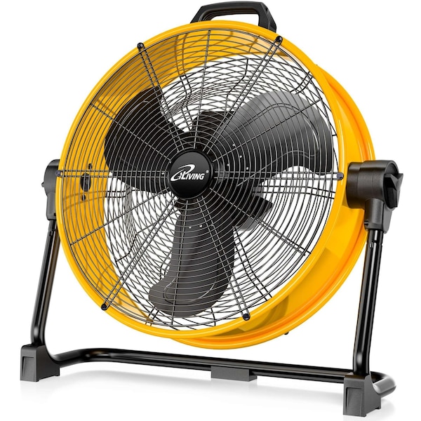 Iliving Heavy Duty High Velocity Barrel Floor Drum Fan, 20 in Blade Dia, 120V, 5,703 cfm ILG8M20-50DC - main
