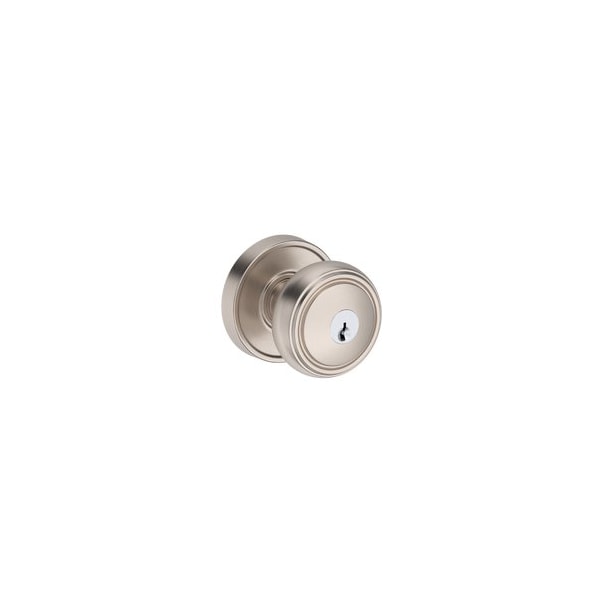 Baldwin Residential Door Knobs Keyed Entry Satin Nickel ENBRERRR150 - main