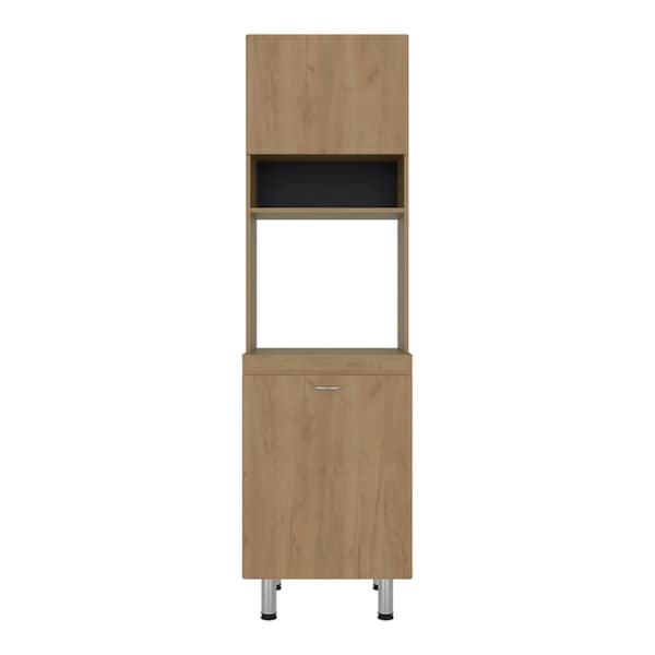Homeroots 22in Beige Wood Accent Chest 724355 - main