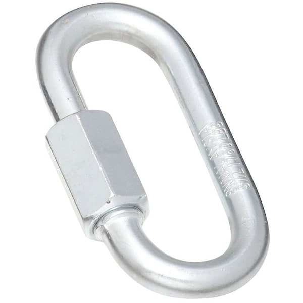 National Hardware 3150BC Series Quick Link, 1/8 in Trade, 220 lb Working Load, Steel, Zinc N223-008 - main