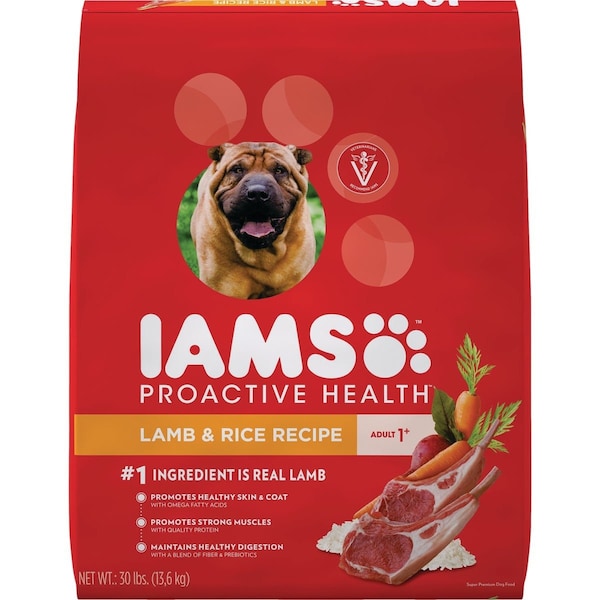 Iams Proactive Health Lamb Meal & Rice Formula 30 Lb. Adult Dry Dog Food 109087 - main