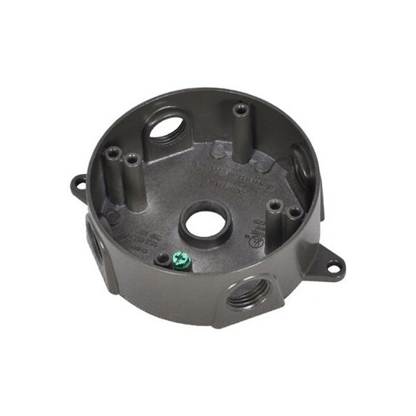 Hubbell Electrical Box, Outlet Box Type, Round Shape BRD-4-BR - main
