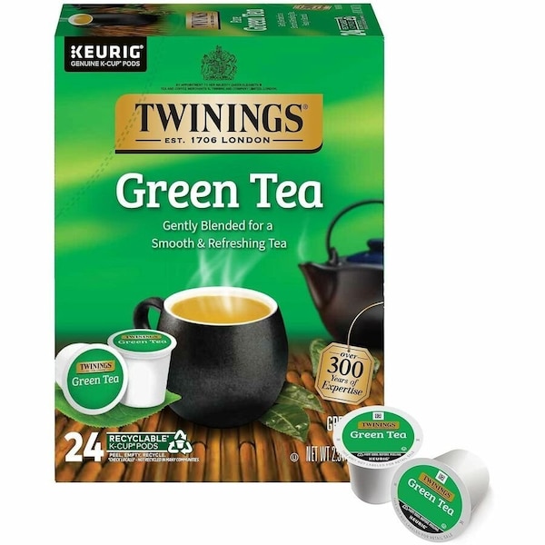 Twinings Of London Tea Green Tea K-Cup, Green Tea, 4PK 8759 - main
