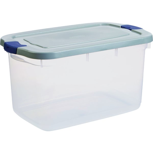 Rubbermaid Roughneck 66 Qt./62.4L Clear Storage Tote RMRC066001 - main