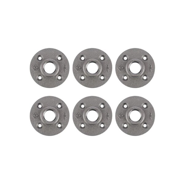 Tool 0.75 in. Iron Floor Flange, Black TO3262576 - main