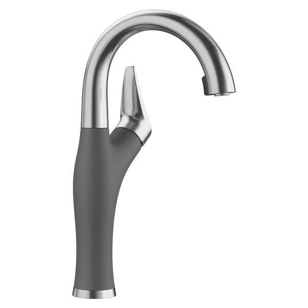 Blanco Artona Bar 1.5 GPM, PVD Steel/Cinder 526382 - main