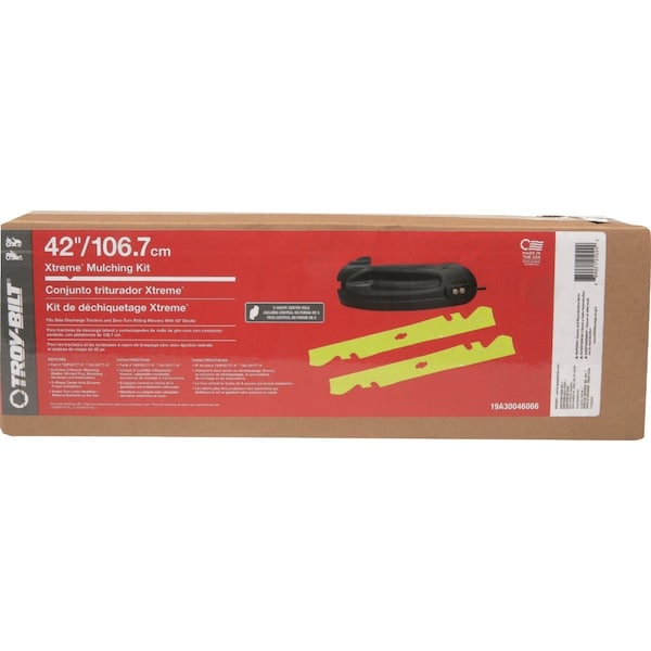 Troy-Bilt 42'' Mulch Kit with Blades for Lawn Tractors and Zero Turn Mowers 19A30046066 - main