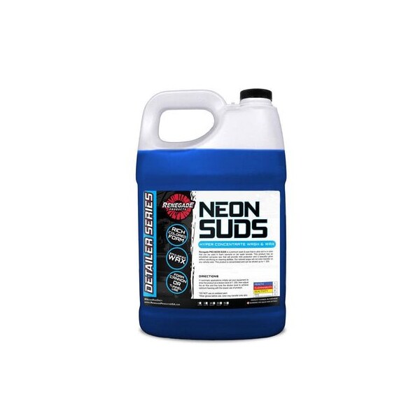 Renegade Products Usa Neon Suds Colored Wash & Wax 1 Gallon LFGBSPW - main