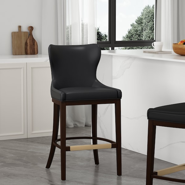 Manhattan Comfort Blair Barstool in Black BS023-BK - main