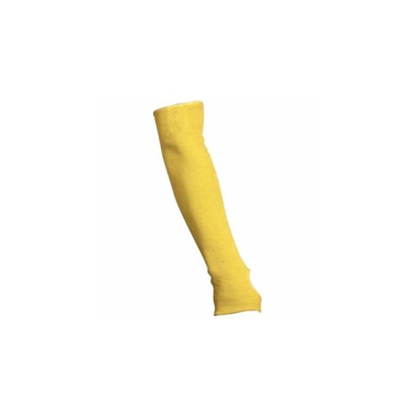 Mcr Safety Cut Pro Cut Resistant Sleeve, 18 in L x 3.25 in W, Yellow, Universal, Slip-On with Thumbslot 127-9378T - main