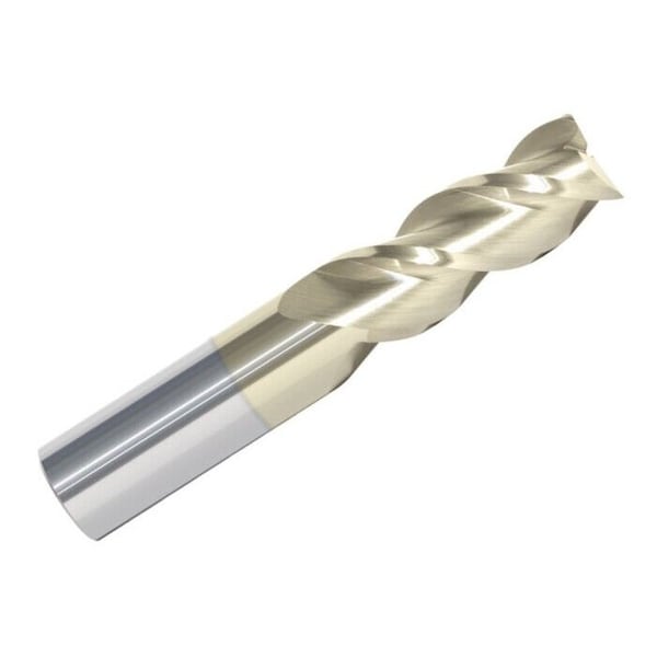 Monster Tool 3 Flute High Performance Square Long End Mill for Aluminum, 1/2in diameter, ZrN Finish 273-502000D - main