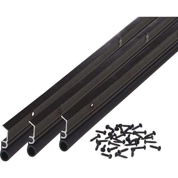 M-D Building Products Building Products Bronze Aluminum and Vinyl Screw-on Top and Sides Door Seal Kit 1156 - main