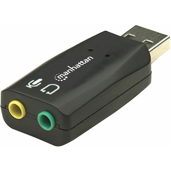 Manhattan HI-SPEED USB 2.0 3-D SOUND ADAPTER IMPROVES AUDIO ACCESS AND PERFORMAN 150859 - main