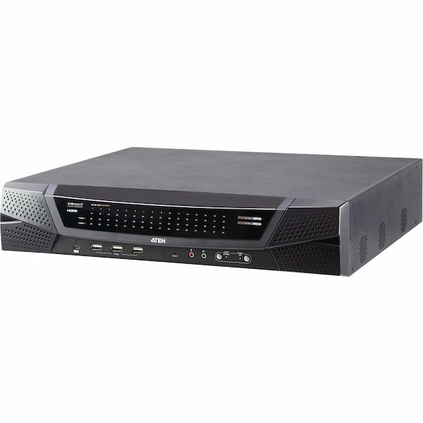 Aten 1-Local/4-Remote Shared Access 64-Port Multi-Interface Cat 5 KVM over IP Switch - TAA KN4064VB - main