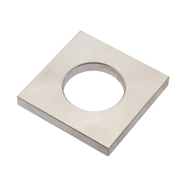 Zoro Select Square Washer, Fits Bolt Size M24 , Stainless Steel Plain Finish Z8924-316 - main