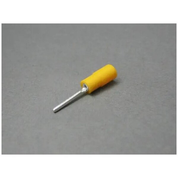 Nichifu Eco-Friendly Polycarbonate Insulated Pin Terminals, AWG 24-20 TMEX TC-0.3-9.5-YEL - main