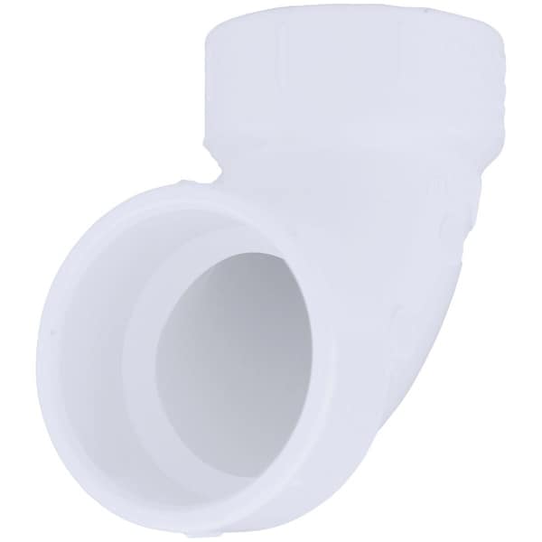 Charlotte Pipe And Foundry 1-1/4'' Schedule 40 90 Deg. Sanitary DWV PVC Elbow, 1/4 Bend PVC 00300 0600HA - main