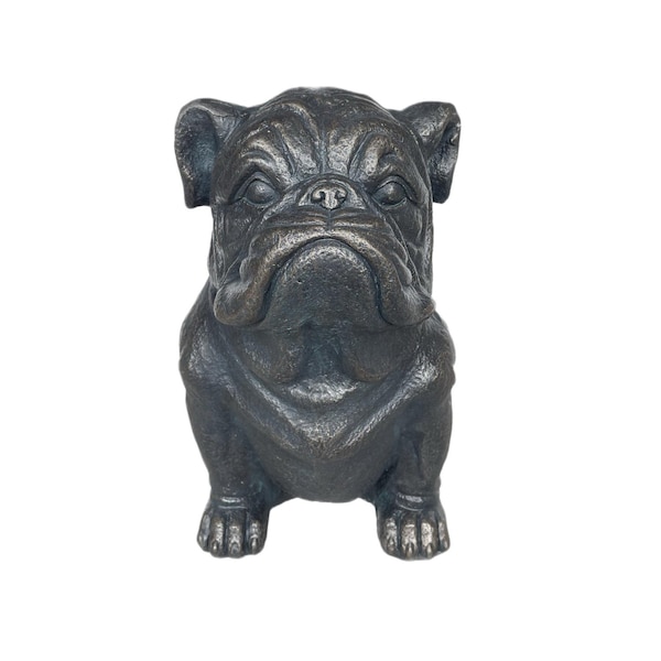 Homeroots 16in Black Polyresin Dog Outdoor Statue 523611 - main