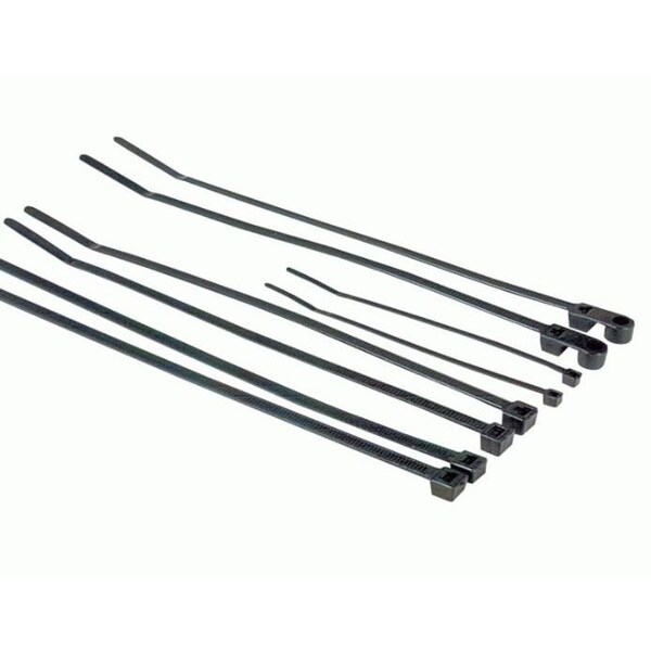 Metra Cable Tie, 11 in L, Black, 50 lb Strength, 100 PK BCT11 - main