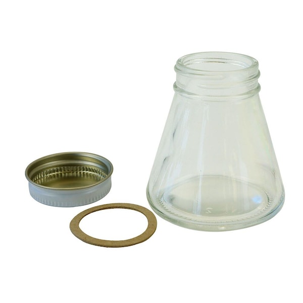 Paasche 3 oz./88cc Plain Jar, Cover & Gasket H-193 - main