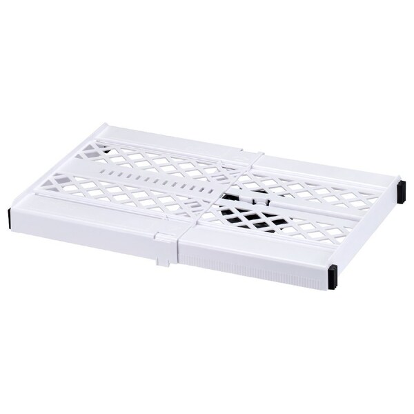 Lockermate By Bostitch Magnetic Pencil Holder, Locker Organizer with 3 Mesh Storage Compartments, White 5024-WHT - main