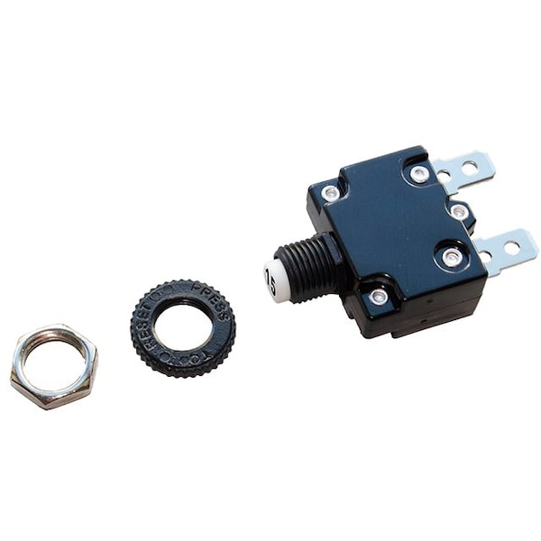 Optifuse Circuit Breaker, CBW57 Series, 30A, 250V AC, 1kA at 250V AC, 300A at 50V DC CBW57-ES-15A-5X - main