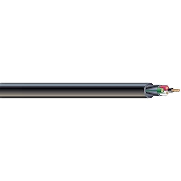 Southwire Power Cord, 10 AWG Wire, 250 ft L, Copper Conductor, TPE Insulation, TPE Sheath, Black Sheath 55039401 - main