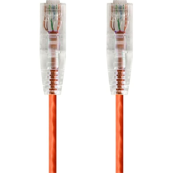 Monoprice SLIMRUN CAT6 UTP CABLE-3FT ORANGE 14807 - main