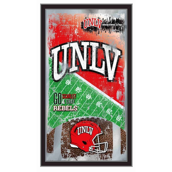 Holland Bar Stool Co UNLV 15" x 26" Football Mirror MFtblUNevLV - main