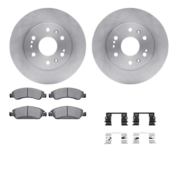 Dynamic Friction Co DFC Brake Rotor with 5000 Brake Pads and Hardware Kit 6512-48314 - main