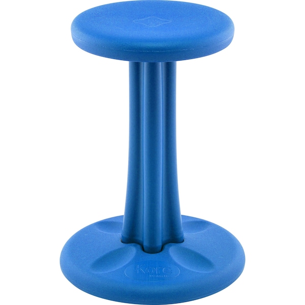 Kore Design Pre-Teen Kids Wobble Chair for Schools, Classrooms, 18.7in tall, Active Seating, Blue 803916 - main