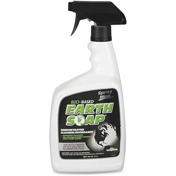 Spray Nine Cleaner/Degreaser, 32 Oz Trigger Spray Bottle, Liquid, Clear Green, 6 PK 27932 - main