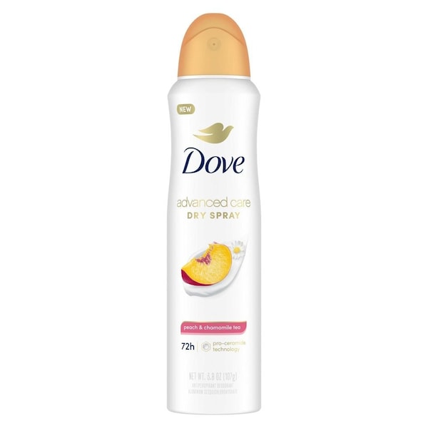 Dove Peach and Chamomile Tea Antiperspirant Deodorant Spray, 3.8 Ounce, 12PK 69733228 - main