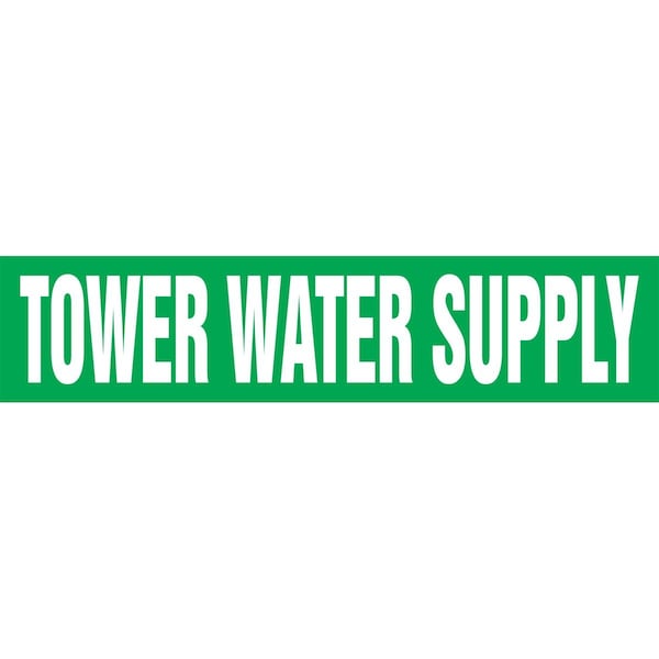 Accuform ASME ANSI PIPE MARKER TOWER WATER RPK709SSH - main