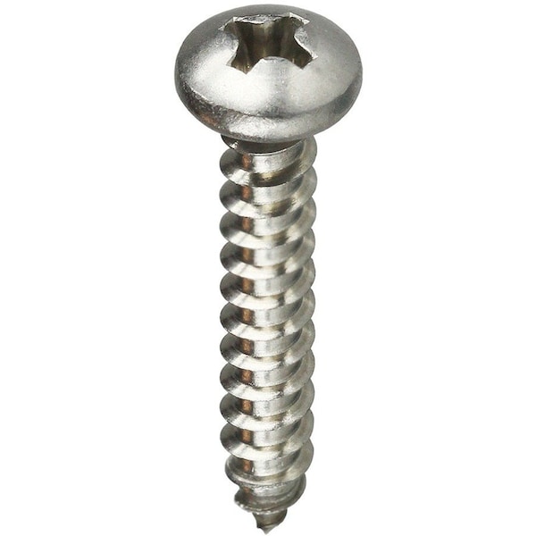 Dottie Sheet Metal Screw, #6 x 1 in, 18-8 Stainless Steel Pan Head Phillips Drive, 100 PK PHSMSS61 - main