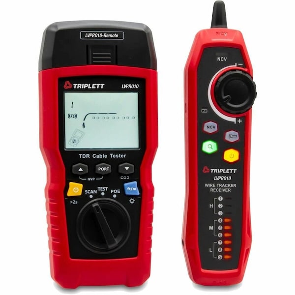 Triplett Cable Network Tester, Digital, LCD LVPRO10 - main