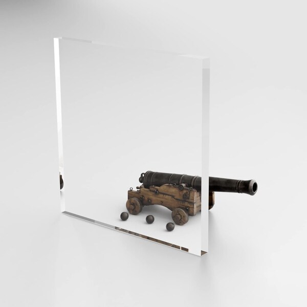 Fab Glass And Mirror Acrylic Plexiglass Sheets, Rectangle Clear PET Sheet 11in x 14in x 1/2in with Protective Film... ACR12M11X14RC - main