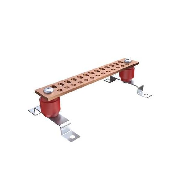 Burndy Copper Ground Bar/Bus Bar CB14212PK - main