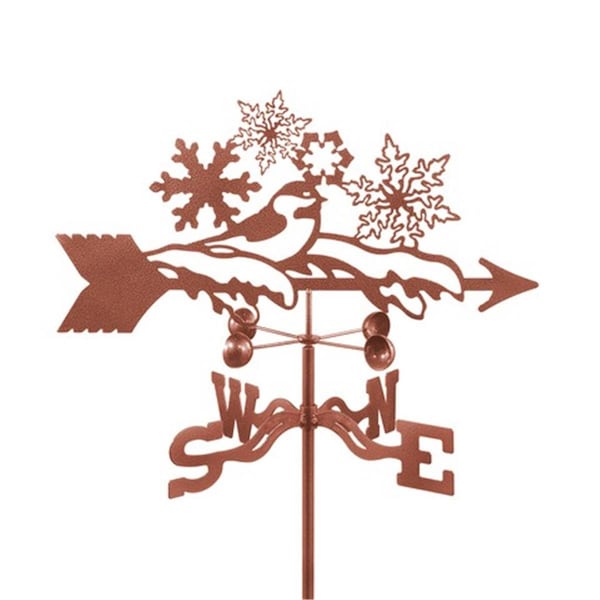 Ez Vane Snowflakes Weathervane with Garden Mount EZ1806-GR - main