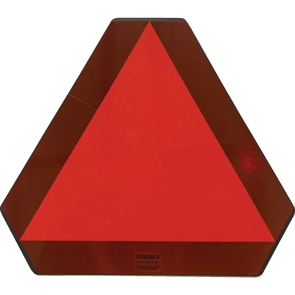 Safety Vehicle Emblem S276.8 Plastic Slow Moving Vehicle Emblem 599878 - main