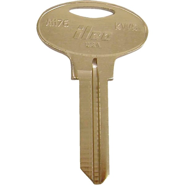 Ilco Kwikset Nickel Plated House Key KW5 / A1176, 10PK IAL01103002 - main
